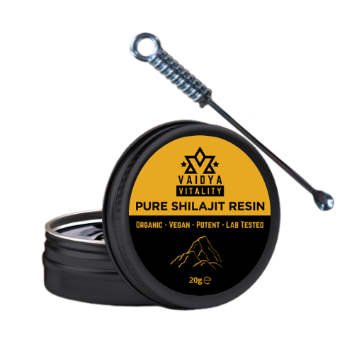 Pure Himalayan Shilajit Resin – 20g | 60%+ Fulvic Acid | Organic & Potent