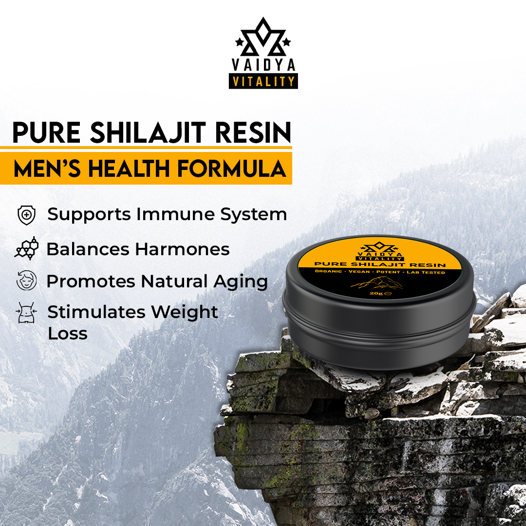 Pure Himalayan Shilajit Resin – 20g | 60%+ Fulvic Acid | Organic & Potent
